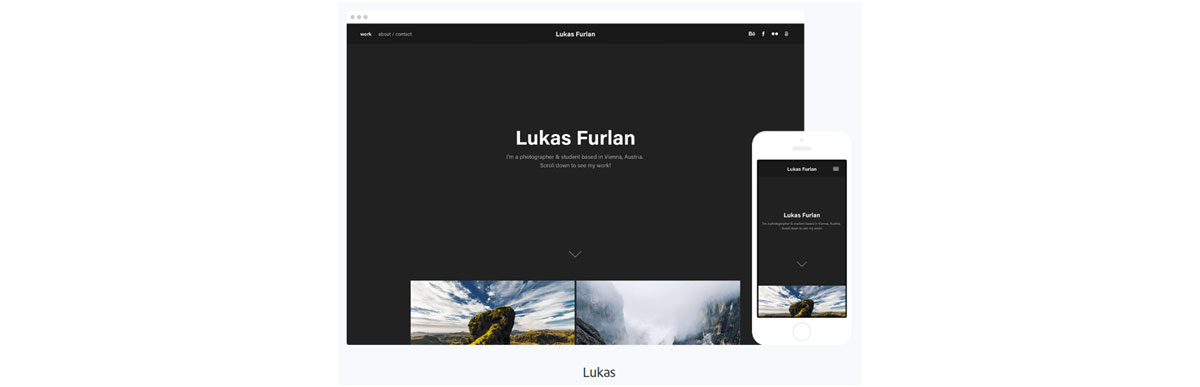 Lukas Portfolio Theme