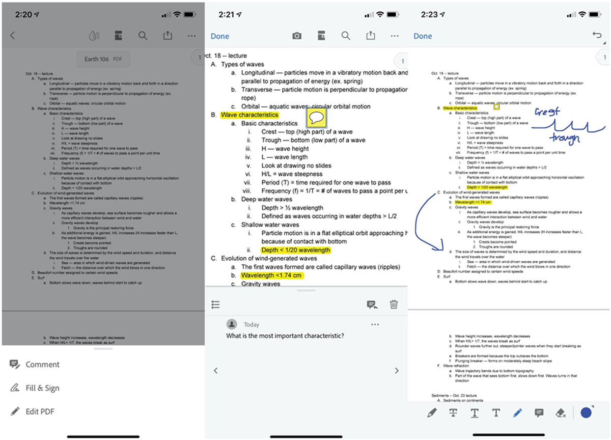 How to Annotate Study Notes in Acrobat