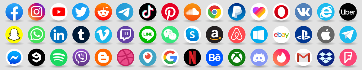 Icons of Popular Logos
