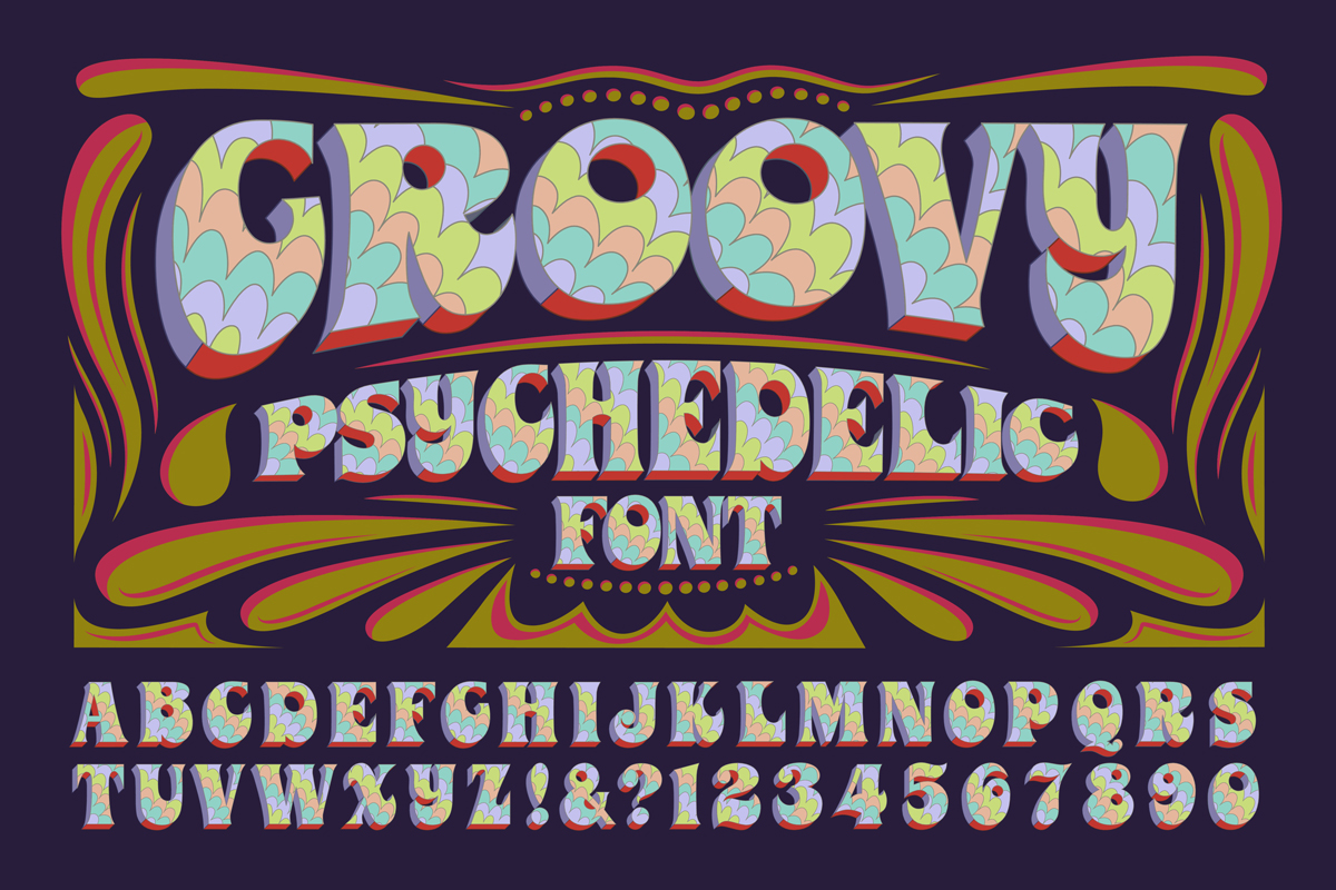 Psychedelic Typeface