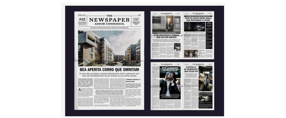 Newspaper Layout Templates Make It With Adobe Creative Cloud