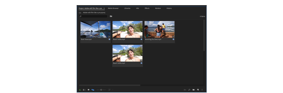 Edit your film in Adobe Premiere Pro