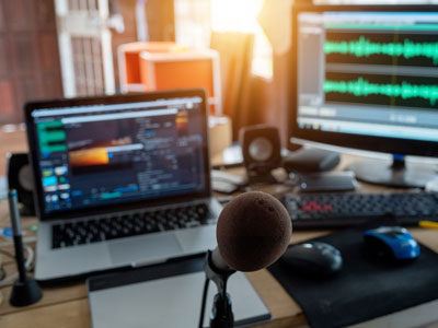 Learn how to start a podcast and the basics of audio editing.