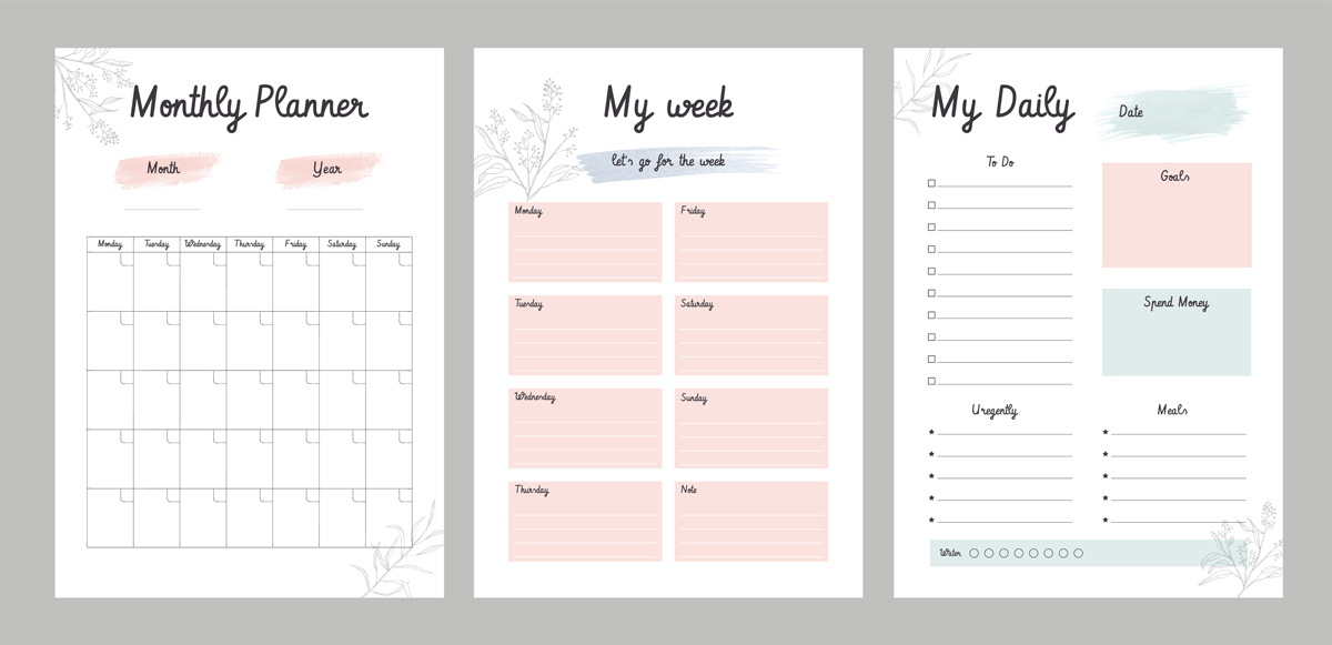 How To Make Planner Printables Using Microsoft Word An Introduction Riset