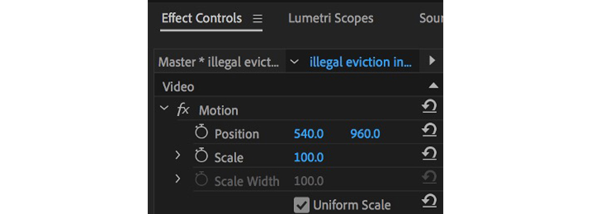 Edit Size of a Vlog in Premiere Pro