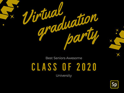 ADOBE GOT YOU WITH FREE GRADUATION CARD TEMPLATES TO SEND TO YOUR FRIENDS! YOU CAN USE THESE TO CREATE A VIRTUAL PARTY FOR YOUR GRAD CLASS OR JUST MAKE ONE AS A NICE GESTURE TO FELLOW PEERS!