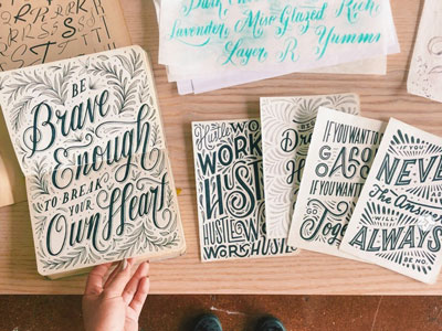 Lettering artist, on a mission to help you grow your creative skills.