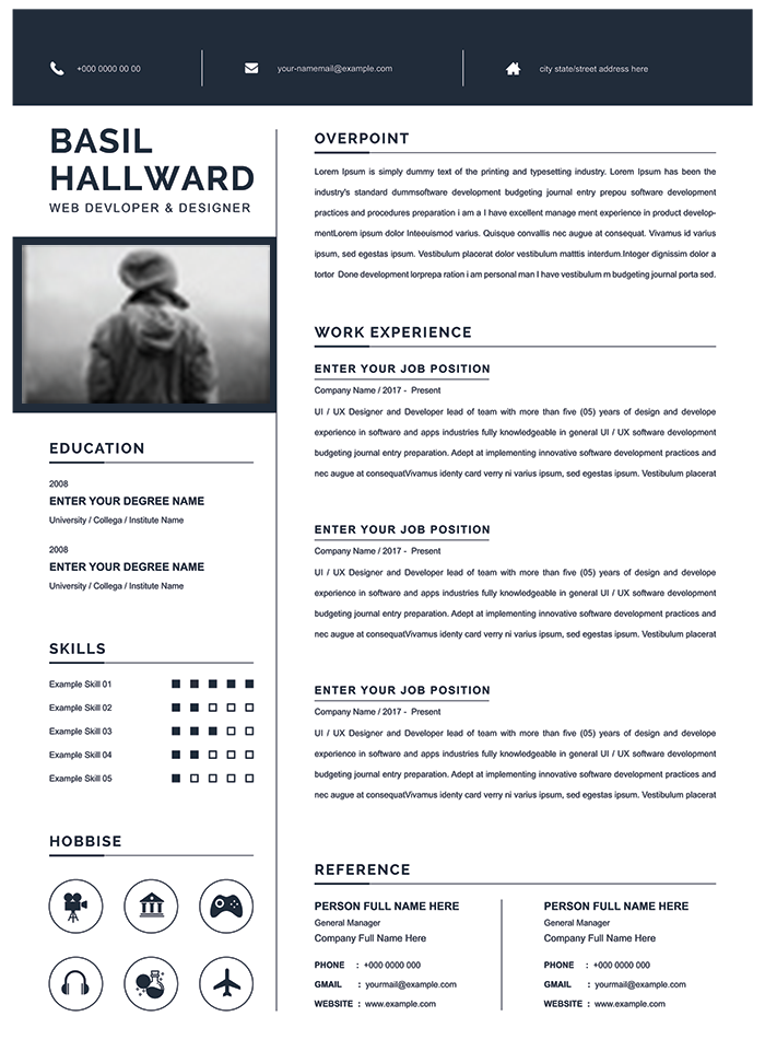 Visual Resumes for Internships Make it with Adobe Creative Cloud